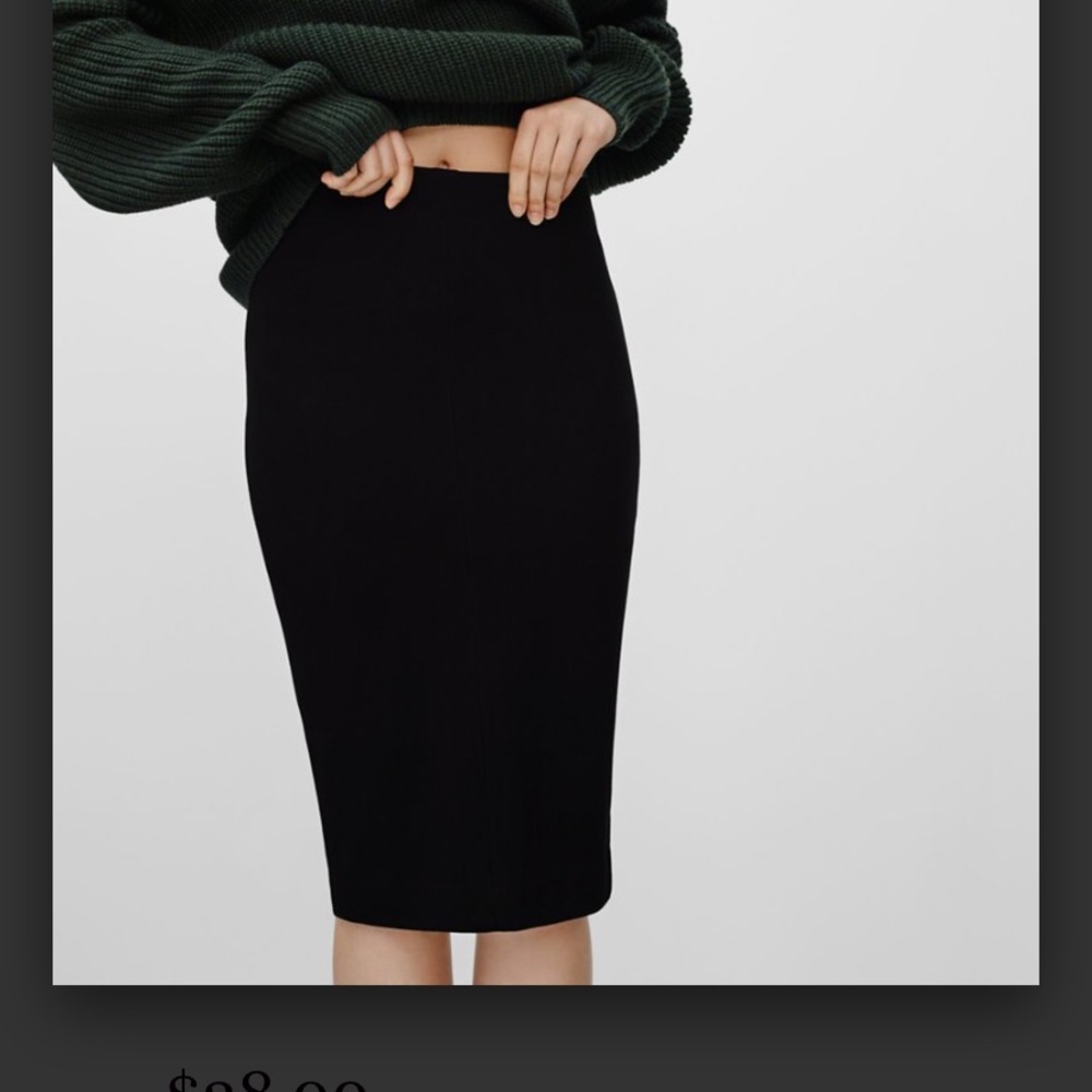 wilfred lis skirt size xs black